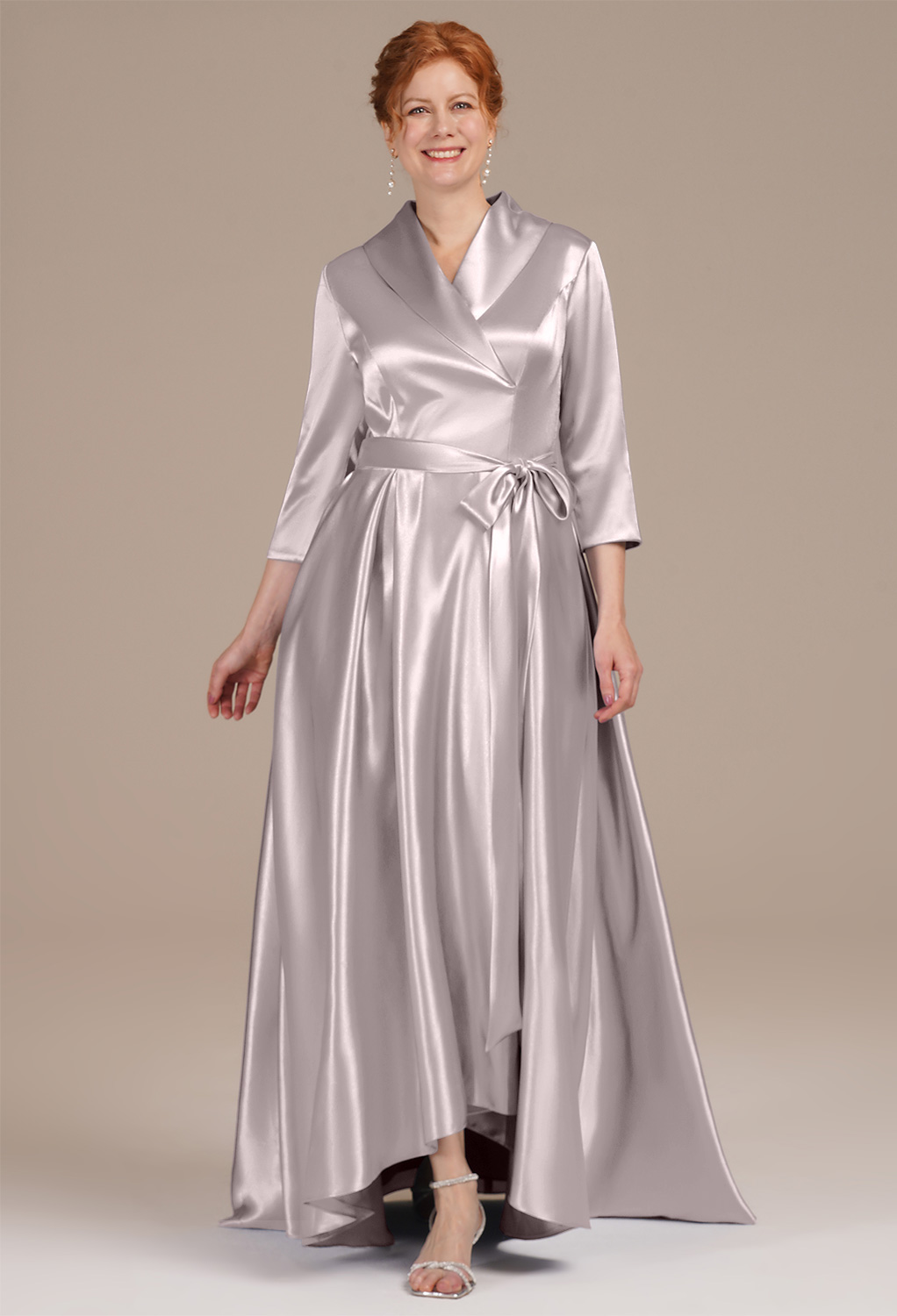 AW Silvia Taupe  Mother of the Bride Dresses